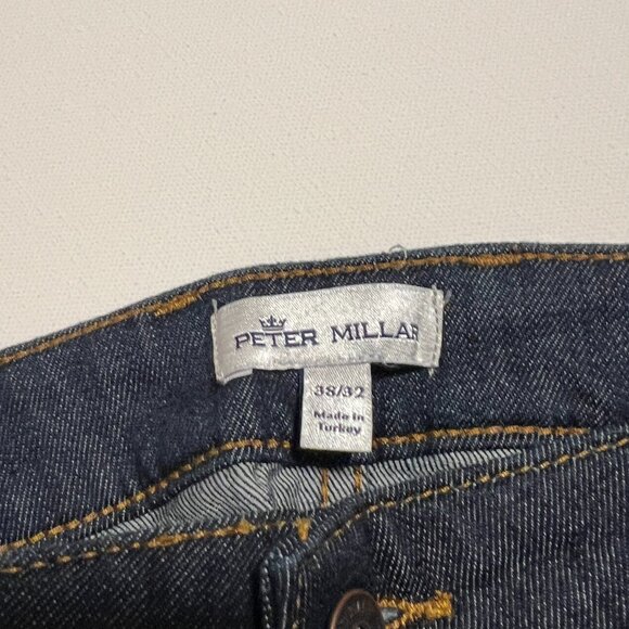 Peter Millar Jeans *NWT Pilot Mill Classic Fit Medium Wash Men's size 38x32 - Picture 5 of 9